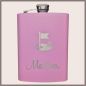 Preview: Flachmann mit Gravur 230ml "rosa"