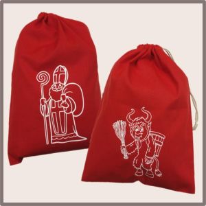 Nikolaussack bedruckt