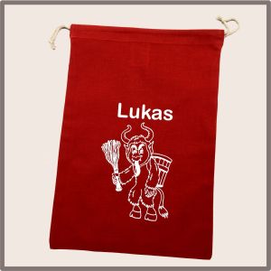 Nikolaussack bedruckt