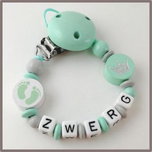 Schnullerkette "Krone"