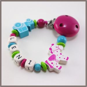 Schnullerkette "Pferd"