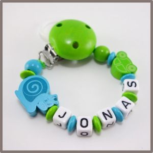 Schnullerkette "Schnecke"