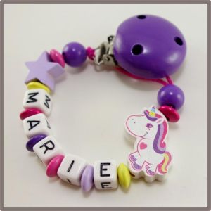 Schnullerkette "Einhorn"