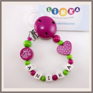 Schnullerkette "Schmetterling"