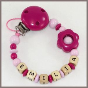 Schnullerkette "Blume"