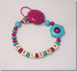 Schnullerkette "Blume"