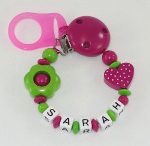 Schnullerkette "Blume"