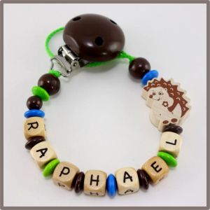 Schnullerkette "Igel"