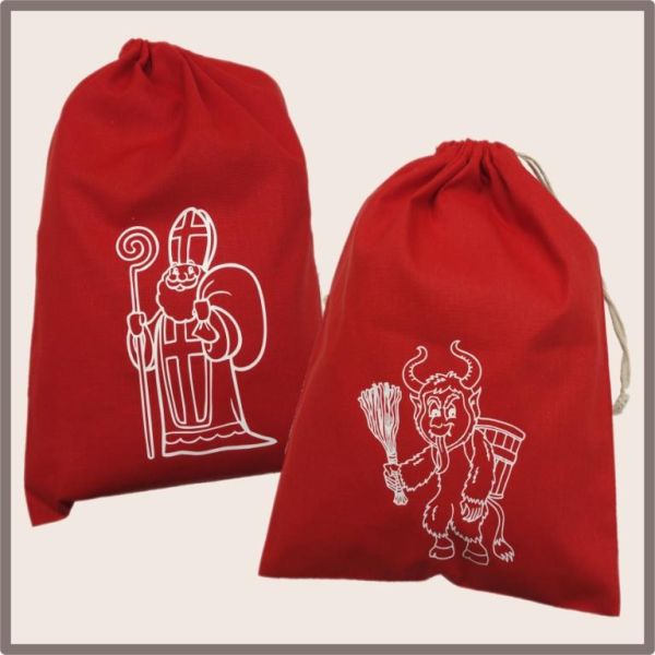 Nikolaussack bedruckt