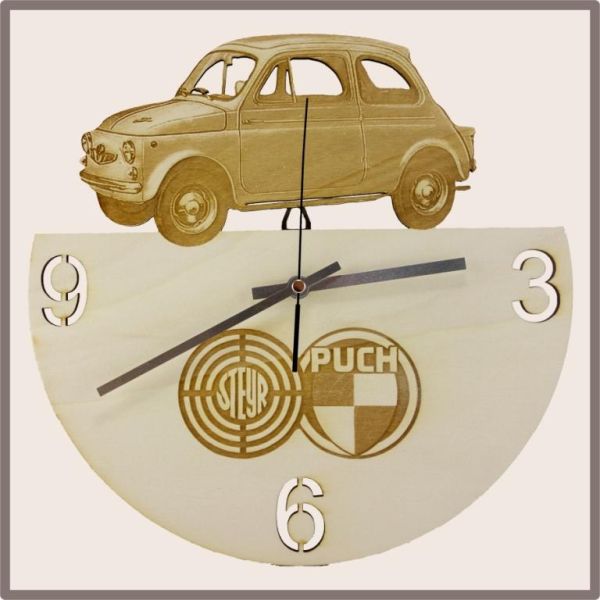 Wanduhr Steyr-Puch 500